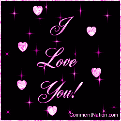 Click to get the codes for this image. I Love You Pink Stars, I Love You Image Comment, Graphic or Meme for posting on FaceBook, Twitter or any blog!