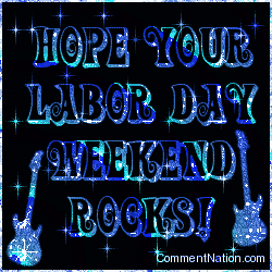 Click to get the codes for this image. Labor Day Weekend Rocks Blue Stars, Labor Day Image Comment, Graphic or Meme for posting on FaceBook, Twitter or any blog!