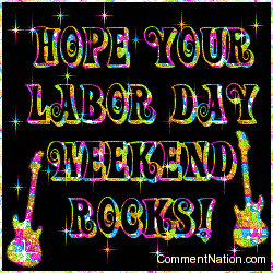 Click to get the codes for this image. Labor Day Weekend Rocks Colors Stars, Labor Day Image Comment, Graphic or Meme for posting on FaceBook, Twitter or any blog!