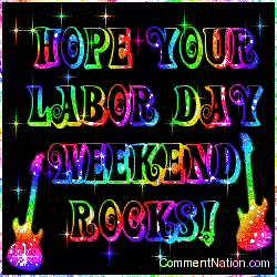 Click to get the codes for this image. Labor Day Weekend Rocks Rainbow Stars, Labor Day Image Comment, Graphic or Meme for posting on FaceBook, Twitter or any blog!
