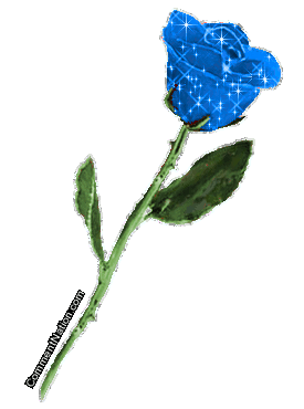 Click to get the codes for this image. Long Stemmed Blue Glitter Rose, Flowers Image Comment, Graphic or Meme for posting on FaceBook, Twitter or any blog!