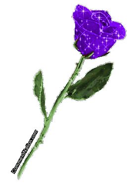 Click to get the codes for this image. Long Stemmed Purple Glitter Rose, Flowers Image Comment, Graphic or Meme for posting on FaceBook, Twitter or any blog!