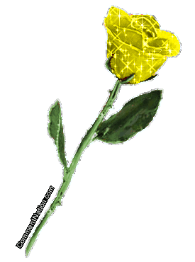 Click to get the codes for this image. Long Stemmed Yellow Glitter Rose, Flowers Image Comment, Graphic or Meme for posting on FaceBook, Twitter or any blog!