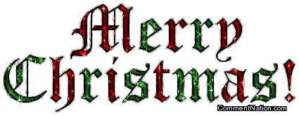 Click to get the codes for this image. Merry Christmas Red And Green Glitter Text, Newest Comments  Graphics, Christmas Image Comment, Graphic or Meme for posting on FaceBook, Twitter or any blog!
