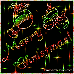 Click to get the codes for this image. Merry Christmas Stars And Ornaments, Newest Comments  Graphics, Christmas Image Comment, Graphic or Meme for posting on FaceBook, Twitter or any blog!