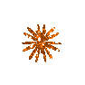 Click to get the codes for this image. Orange Blinking Glitter Starburst, Stars Image Comment, Graphic or Meme for posting on FaceBook, Twitter or any blog!