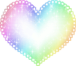 Click to get the codes for this image. Pastel Gradient Glitter On Top Heart, Hearts Image Comment, Graphic or Meme for posting on FaceBook, Twitter or any blog!