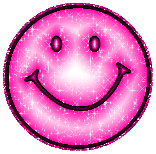 Click to get the codes for this image. Pink Glitter Smiley Face, Smiles Image Comment, Graphic or Meme for posting on FaceBook, Twitter or any blog!