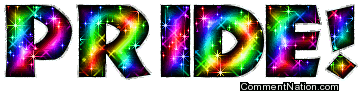 Click to get the codes for this image. Pride Rainbow Glitter Word, Newest Comments  Graphics, Words Image Comment, Graphic or Meme for posting on FaceBook, Twitter or any blog!