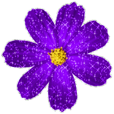 Click to get the codes for this image. Purple Glitter Flower, Flowers Image Comment, Graphic or Meme for posting on FaceBook, Twitter or any blog!