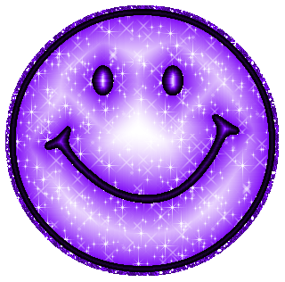 Click to get the codes for this image. Purple Glitter Smiley Face, Smiles Image Comment, Graphic or Meme for posting on FaceBook, Twitter or any blog!
