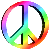Click to get the codes for this image. Rainbow 3d Peace Sign, Peace Image Comment, Graphic or Meme for posting on FaceBook, Twitter or any blog!