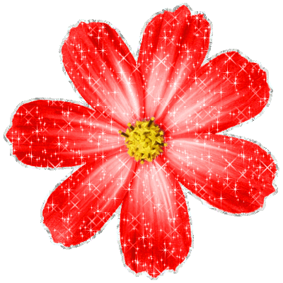 Click to get the codes for this image. Red Glitter Flower, Flowers Image Comment, Graphic or Meme for posting on FaceBook, Twitter or any blog!