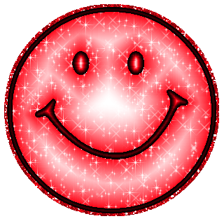 Click to get the codes for this image. Red Glitter Smiley Face, Smiles Image Comment, Graphic or Meme for posting on FaceBook, Twitter or any blog!
