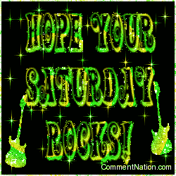 Click to get the codes for this image. Hope Your Saturday Rocks Stars Limegreen, WeekDays Saturday Image Comment, Graphic or Meme for posting on FaceBook, Twitter or any blog!