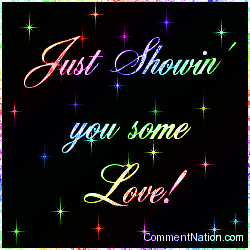 Click to get the codes for this image. Just Showin' You Some Love! Rainbow Stars, Showin Love Image Comment, Graphic or Meme for posting on FaceBook, Twitter or any blog!
