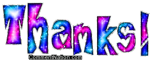 Click to get the codes for this image. Thanks Pink And Blue Glitter Text With Hearts, Thank You, Words Image Comment, Graphic or Meme for posting on FaceBook, Twitter or any blog!