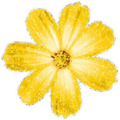 Click to get the codes for this image. Yellow Glitter Flower, Flowers Image Comment, Graphic or Meme for posting on FaceBook, Twitter or any blog!