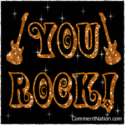 Click to get the codes for this image. You Rock!, You Rock Image Comment, Graphic or Meme for posting on FaceBook, Twitter or any blog!