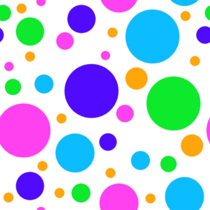 Colored Dots On White Background Seamless Background Or Wallpaper Image ...